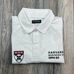 Centro Harvard Business School OPM Performance Polo Shirt White Size M Medium
